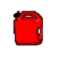 oil fuel can game pixel art vector illustration