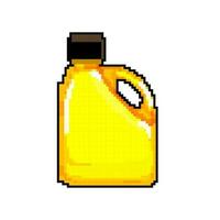 liquid fuel can game pixel art vector illustration