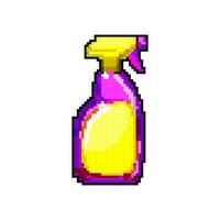 spray glass cleaner game pixel art vector illustration