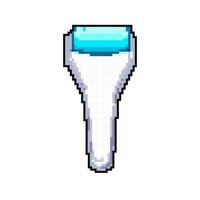 beauty face massager game pixel art vector illustration