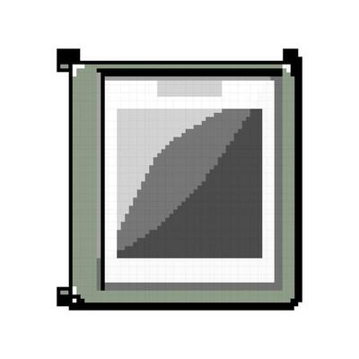 screen ebook reader game pixel art vector illustration