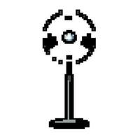 ventilator electric fan game pixel art vector illustration