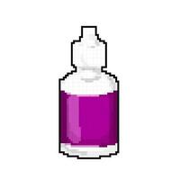 container eye drop game pixel art vector illustration