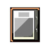 computer ebook reader game pixel art vector illustration