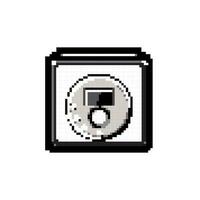 estéreo discos compactos jugador juego píxel Arte vector ilustración