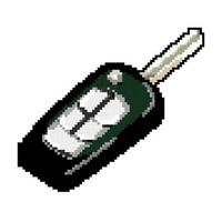 lock car key game pixel art vector illustration