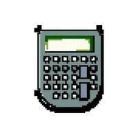 money calculator device game pixel art vector illustration