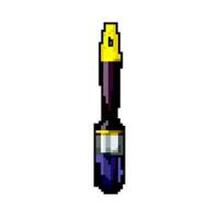 art brush paint game pixel art vector illustration