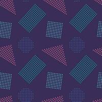 Abstract geometric vector seamless 90s or 80s