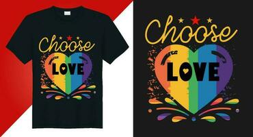 Happy lgbt pride day, pride day typography vector t shirt design graphic,