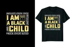 Black history t shirt design vector