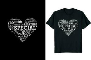 Father s day t-shirt design vector