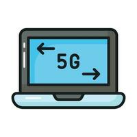 Carefully crafted vector of 5G technology, icon of 5G network in editable style