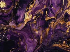 Luxury Purple Gold Marble Texture Background Wallpaper photo