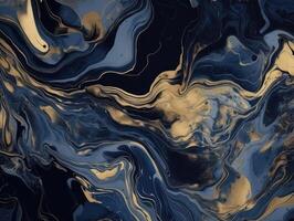 blue and gold luxury Marble Texture Background Wallpaper photo