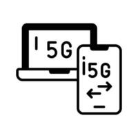 Beautifully designed 5G network icon in trendy style, 5G technology vector