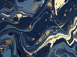 blue and gold luxury Marble Texture Background Wallpaper photo