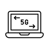 Carefully crafted vector of 5G technology, icon of 5G network in editable style