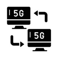 Check this carefully crafted 5G network icon in trendy style, premium vecto vector