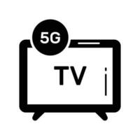 Beautifully designed vector of smart tv in trendy style, editable icon
