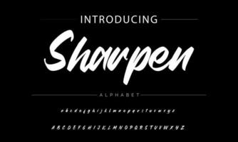 ABSERVE BRUSH Signature Font Calligraphy Logotype Script Brush Font Type Font lettering handwritten vector