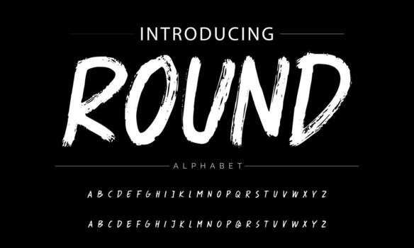 ABSERVE BRUSH Signature Font Calligraphy Logotype Script Brush Font Type Font lettering handwritten vector