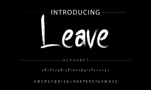 ABSERVE BRUSH Signature Font Calligraphy Logotype Script Brush Font Type Font lettering handwritten vector