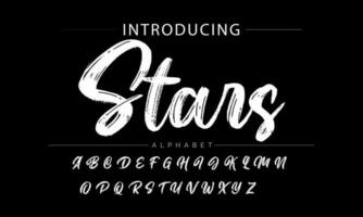 ABSERVE BRUSH Signature Font Calligraphy Logotype Script Brush Font Type Font lettering handwritten vector