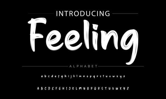 ABSERVE BRUSH Signature Font Calligraphy Logotype Script Brush Font Type Font lettering handwritten vector