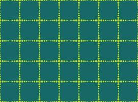 Green halftone spiral dots square frame grid pattern vector