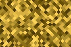 Yellow pixel square technology background. Vector illustration.