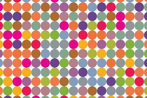 Colorful dot circle mosaic vector background