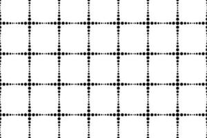 Black halftone square dots grid frame. Vector illustration.