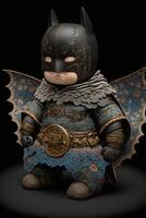 close up of a figurine of a batman. . photo