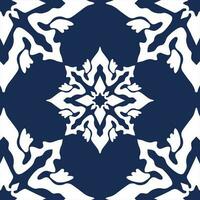 geometric cool abstract floral pattern vector