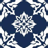 geometric cool abstract floral pattern vector