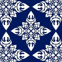 geometric cool abstract floral pattern vector
