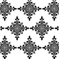 geometric cool abstract floral pattern vector