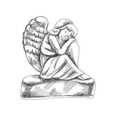 Details more than 146 praying angel sketch