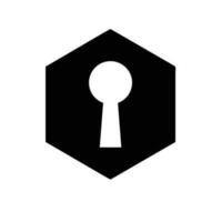 Lock security icon symbol vector image. Illustration of the key secure access system vector design. EPS 10