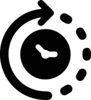 Clock icon symbol design image. Illustration of the alarm watch time isolated vector image. EPS 10