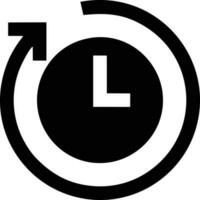 Clock icon symbol design image. Illustration of the alarm watch time isolated vector image. EPS 10