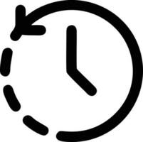 Clock icon symbol design image. Illustration of the alarm watch time isolated vector image. EPS 10