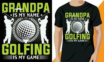Golf T-shirt design vector. best Golf t-shirt design vector