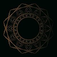 Beautiful floral mandala design vector