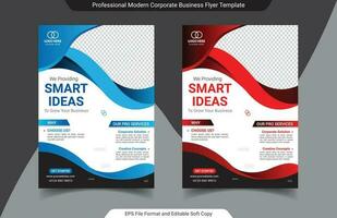 Modern and creative business flyer vector design and corporate business flyer template
