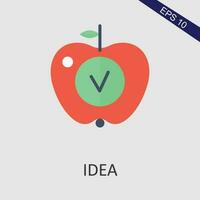 idea plano icono vector eps archivo