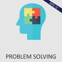 Problem Solving Flat Icon Vector Eps File