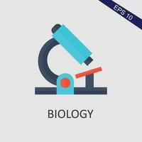 biología plano icono vector eps archivo