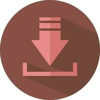 flat design Exchange square button vector